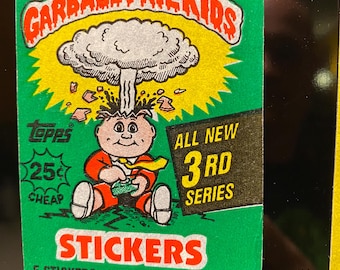 Magnete per carte collezionabili Garbage Pail Kids Wax Pack