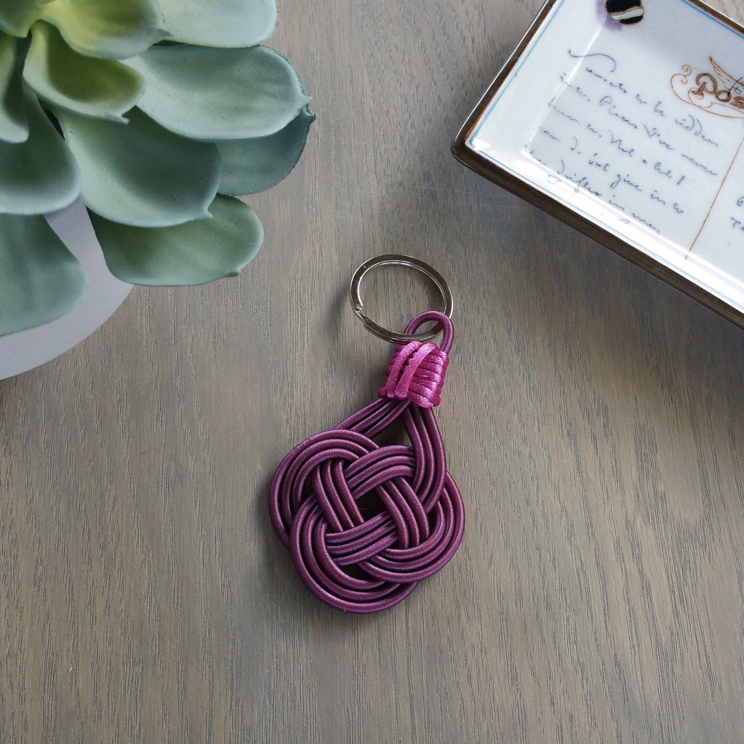 Nautical Knot Keychain. Celtic Custom Keychain. Gifts for Etsy