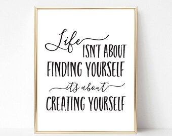Be Yourself Print Etsy