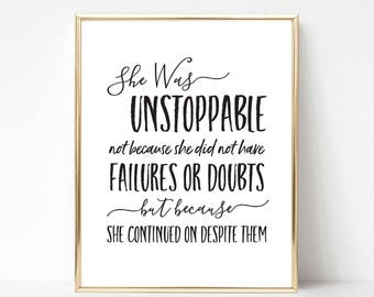 she s unstoppable etsy