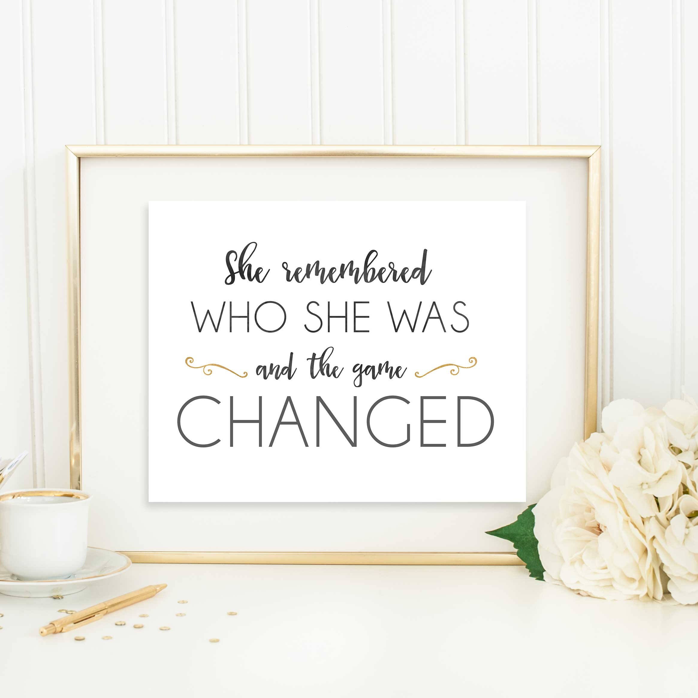 She Remembered Who She Was Quotes She Remembered Who She Was Motivational Quote | Etsy