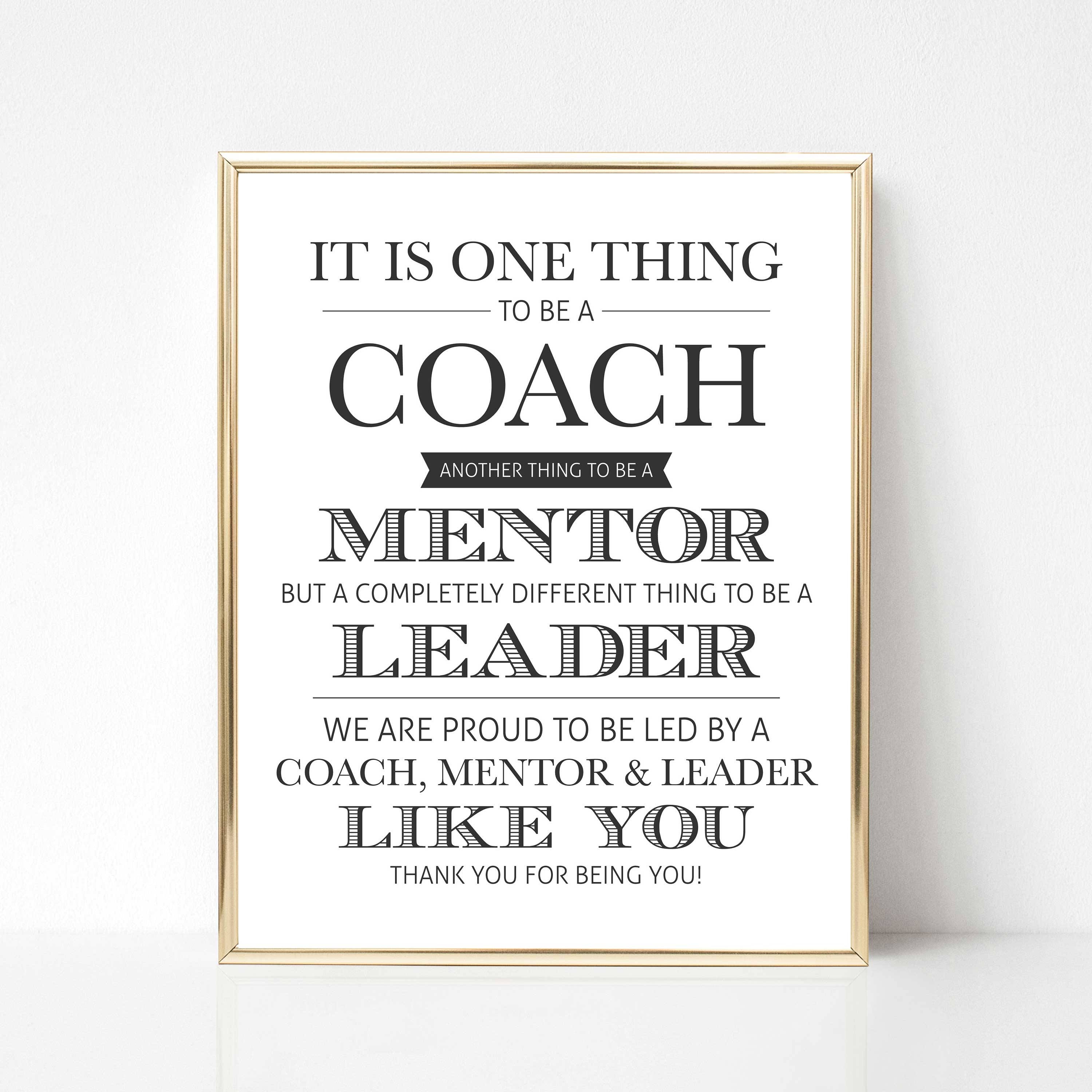 Digital Coach Quote Gift we Best Coach Quote Gift Coach - Etsy UK