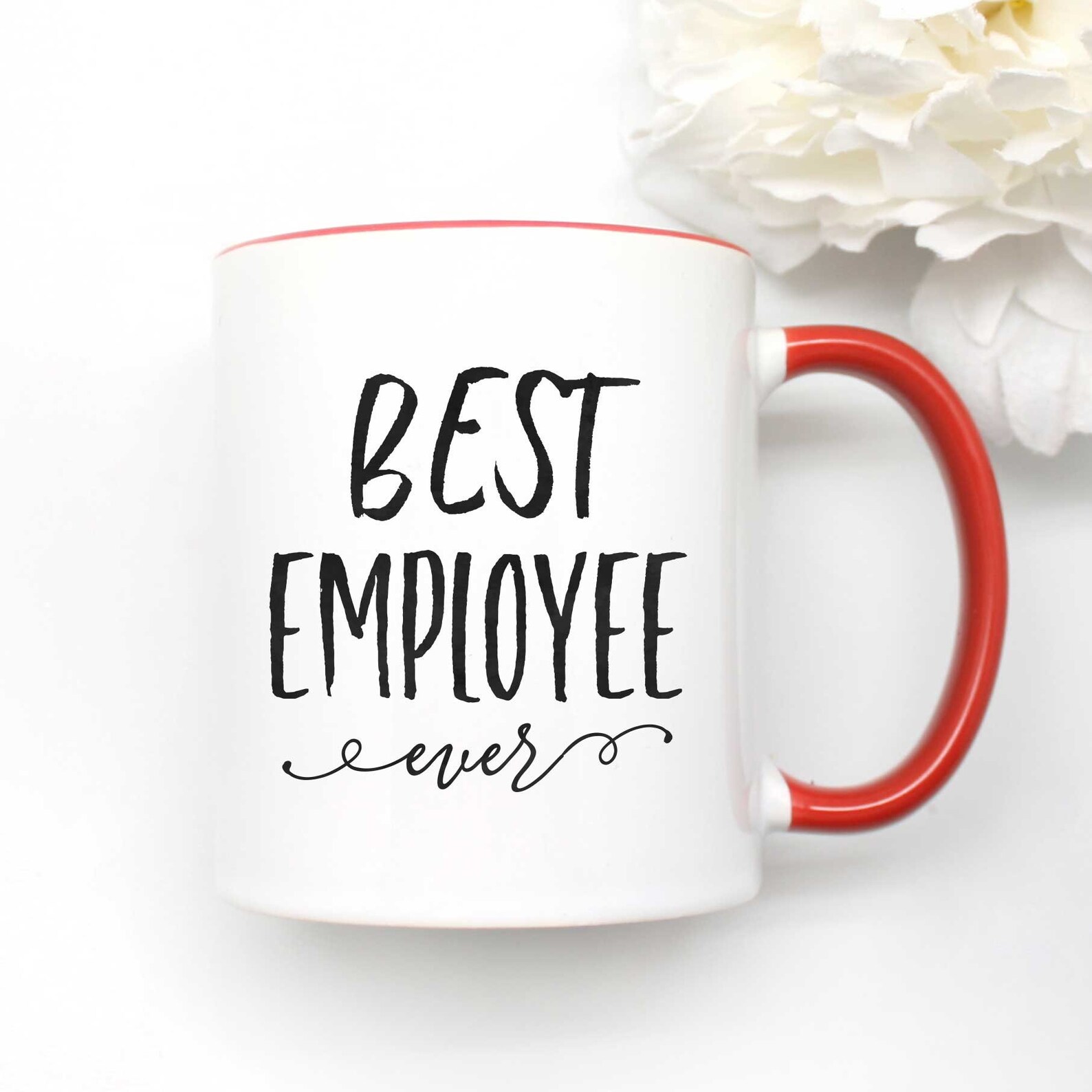 Best Employee Ever Coffee Mug Gift Employee Appreciation Day Etsy