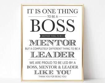 Digital Boss Thank You Gift (We) | Best Boss Appreciation Gift | Boss Appreciation | Boss's Day Gift | Boss Gift | Boss Printable Gift