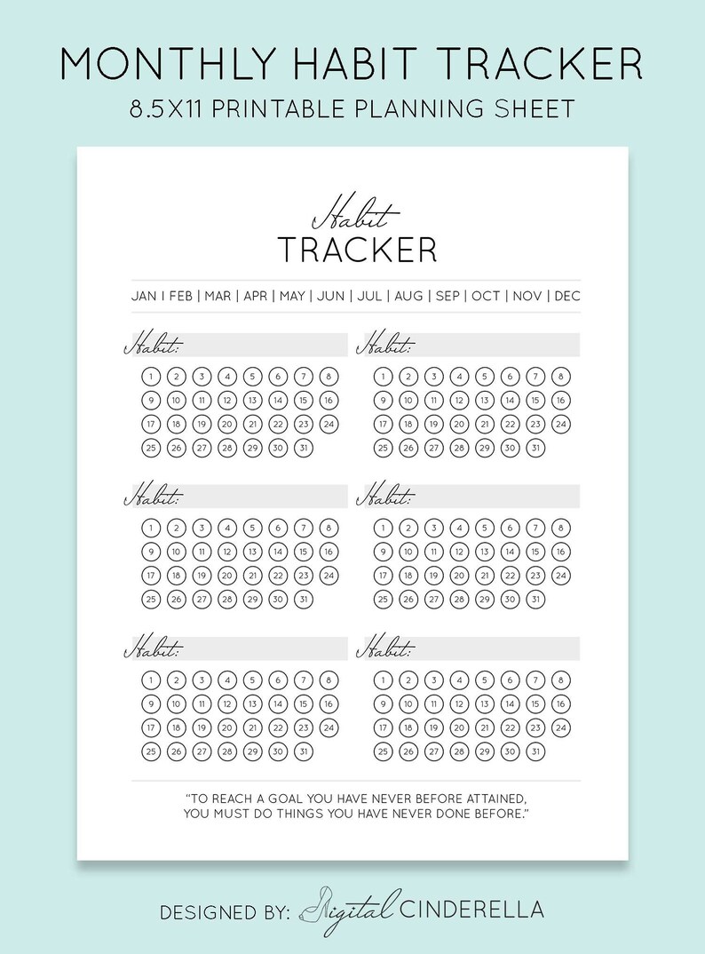 Regular monthly Behavior Tracker Printable Purpose Tracker Printable Function Chart Efficiency Planner Printable Data Tracker Purpose Natural environment image regarding Printable Goal Chart named Regular Routine Tracker Printable Function Tracker Printable Function Chart Productiveness Planner Printable Data Tracker Objective Ecosystem