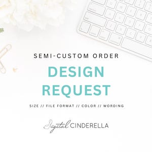 Custom Design Poster Graphic Design Request for Inspirational Quote Personalized Wall Art