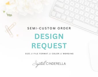 Custom Design Poster Graphic Design Request for Inspirational Quote Personalized Wall Art