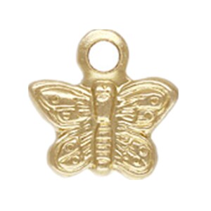 10pcs 14K Gold Filled Butterfly Charms, Gold Filled Small Butterfly Charm, Animal Charm, Nature Charm, Bracelet Charm, Necklace Charm