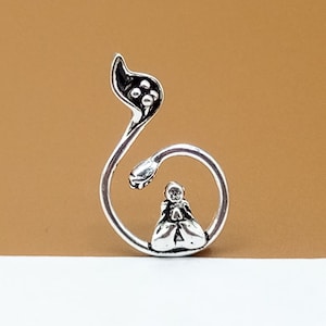 2 Sterling Silver Sitting Buddha Charms, 925 Silver Thinking Charm, Buddha Pendant for Yoga Meditation, Buddhist Charm, Buddhism Charm