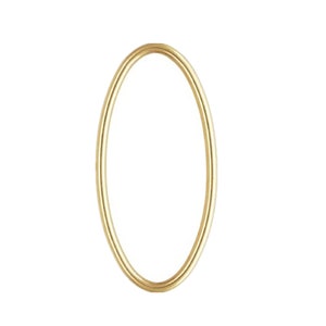 4pcs 14K Gold Filled Oval Jump Ring, Closed Jump Ring, Gold Filled Jump Ring, Wire 19 gauge, approx 0.89mm, Jewelry Finding 1/20 14K