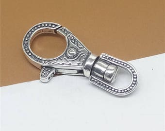 Sterling Silver Swivel Lobster Clasp, 925 Silver Swivel Lobster Clasp, Large Lobster Claw Clasps, Bracelet Clasp, Necklace Clasp