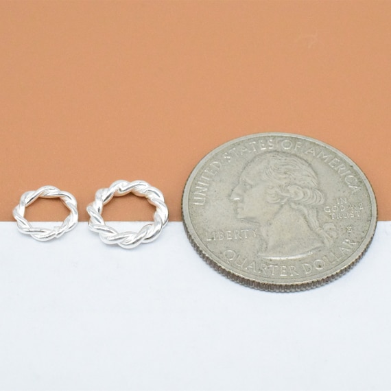 Anellino In Argento Sterling Sfuso, Anellino Aperto In Argento 925, Anellino Chiuso In Argento 925, 4 Mm, 5 Mm, 6 Mm, 8 Mm, 10 Mm, Spessore Del Filo 1 Mm (calibro 18) - Italia - Foto 2