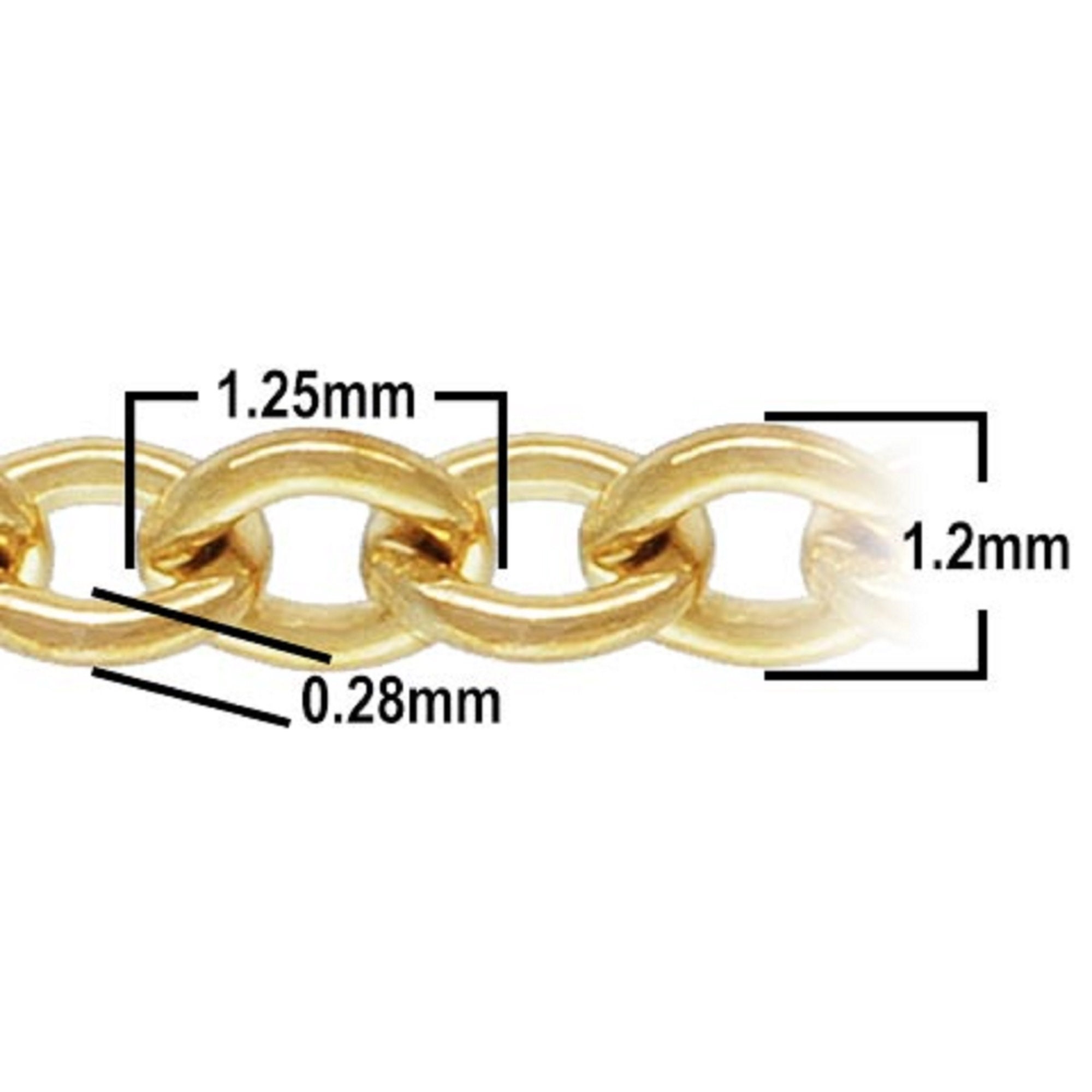 14K Gold Filled Cable Chain Necklace w/ Stopper Silicone Bead Etsy