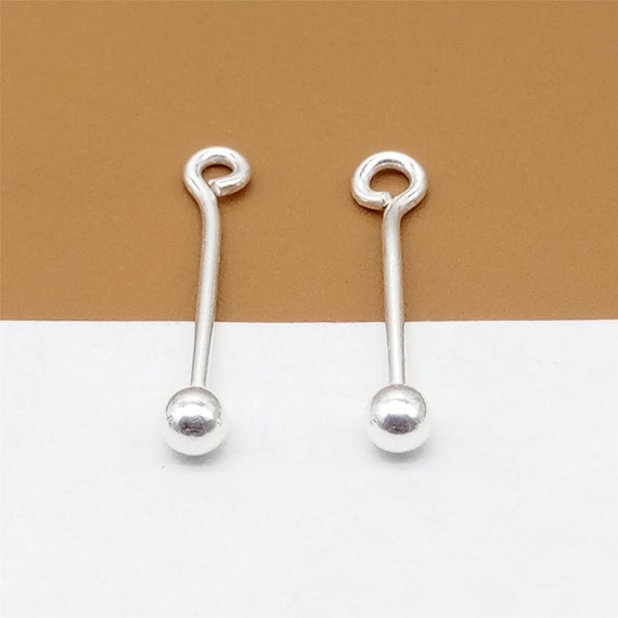 1 Silver Metal Eye Pins 3pk by hildie & jo