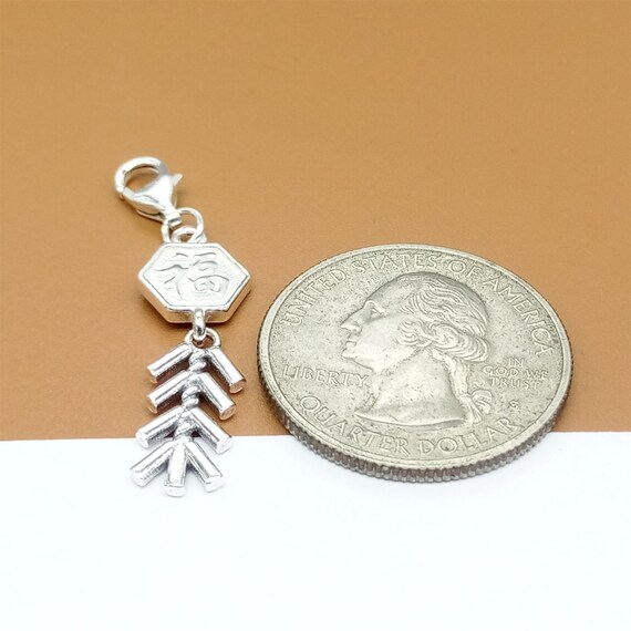Jewelry Making & Beading Sterling Silver Firecracker Clip On Charm