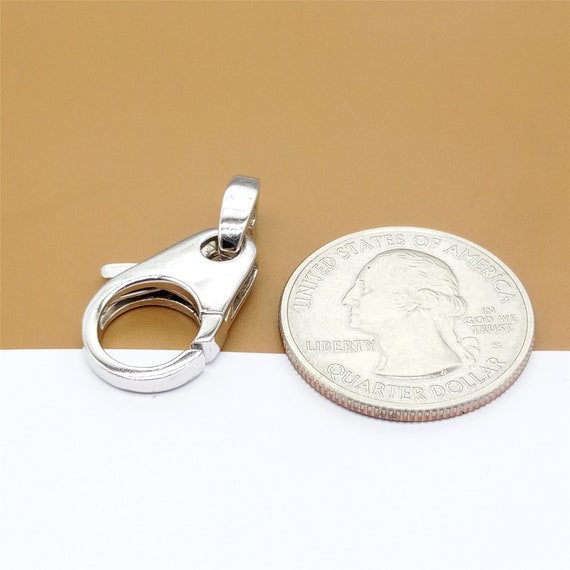 CHIUSURE DI ARGENTO 925 MOSCHETTONE 5X11-7X15mm (5.PZ) | Sara Jewelry - Foto 11