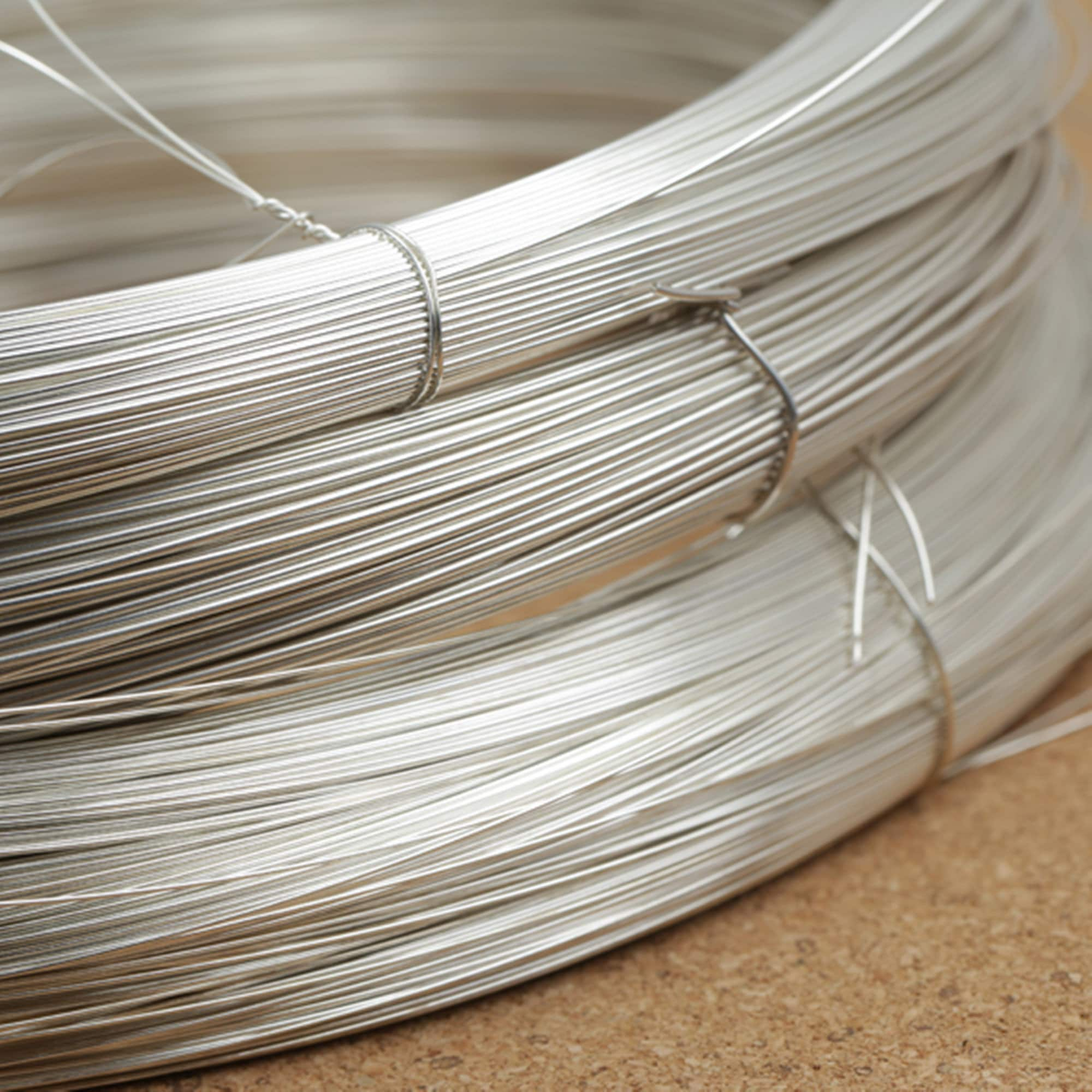 1 Meter 925 Sterling Silver Wire Jewelry Making  0.3/0.4/0.5/0.6/0.7/0.8/0.9/1/1.2mm Tarnish Resistant Silver Coil Wire