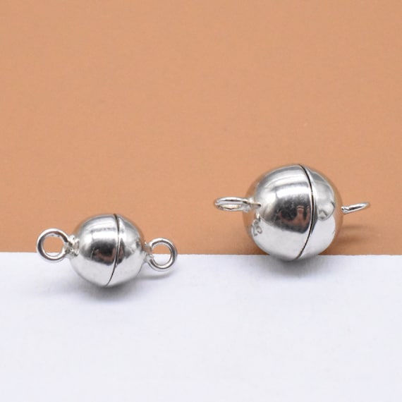 Magnetic Jewelry Clasps S/2 - Silver