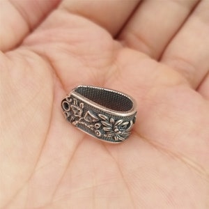 Sterling Silver Large Open Pinch Bail, 925 Silver Large Pendant Bail, Louts Design, Flower and Bird Design, Good Fortune Fish, Necklace Bail Lotus