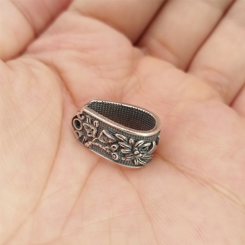 Sterling Silver Large Open Pinch Bail, 925 Silver Large Pendant Bail, Louts Design, Flower and Bird Design, Good Fortune Fish, Necklace Bail Lotus