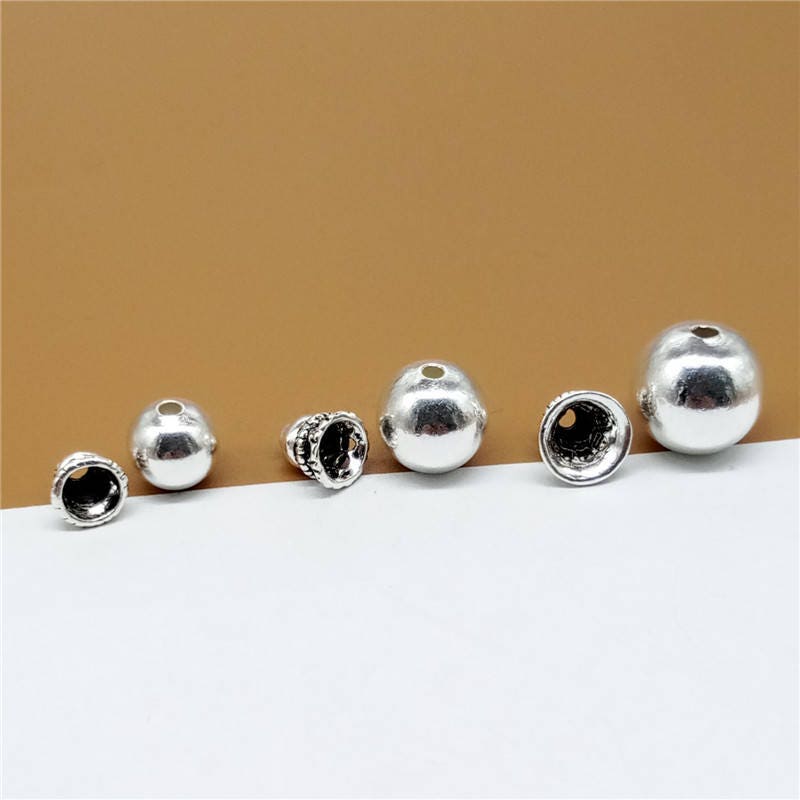 Sterling Silver Guru Bead 925 Silver Prayer Beads Bracelet Etsy