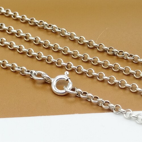 Sterling Silver Rolo Chain Belcher 