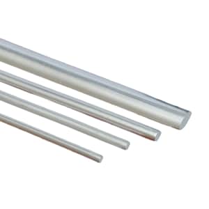 Sterling Silver Half Round Wires, 925 Silver Half Round Wire, Thickness 1.1mm, 1.4mm, 1.5mm, 1.9mm, 2.3mm, 2.6mm, Length 100mm