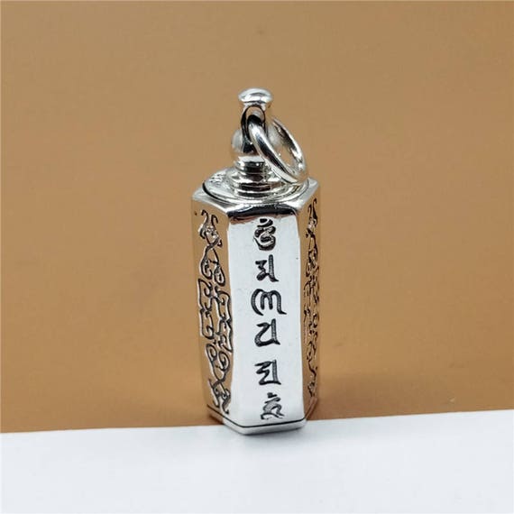 Om cheap locket silver