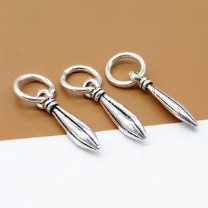 6 Sterling Silver Hot Air Balloon Charms, 925 Silver Balloon Charms, Travel Charms, Bracelet Charm, Necklace Charm