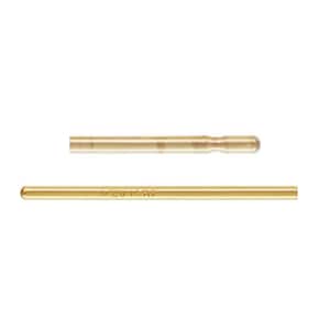 Peut inclure: Une tige en métal de couleur dorée avec le texte "17.20 14K" gravé dessus.