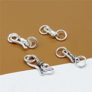 Silver Hook Clasp -  Hong Kong