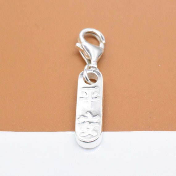 Sterling Silver Safe and Wealth Clip on Charm 925 Silver Etsy Australia