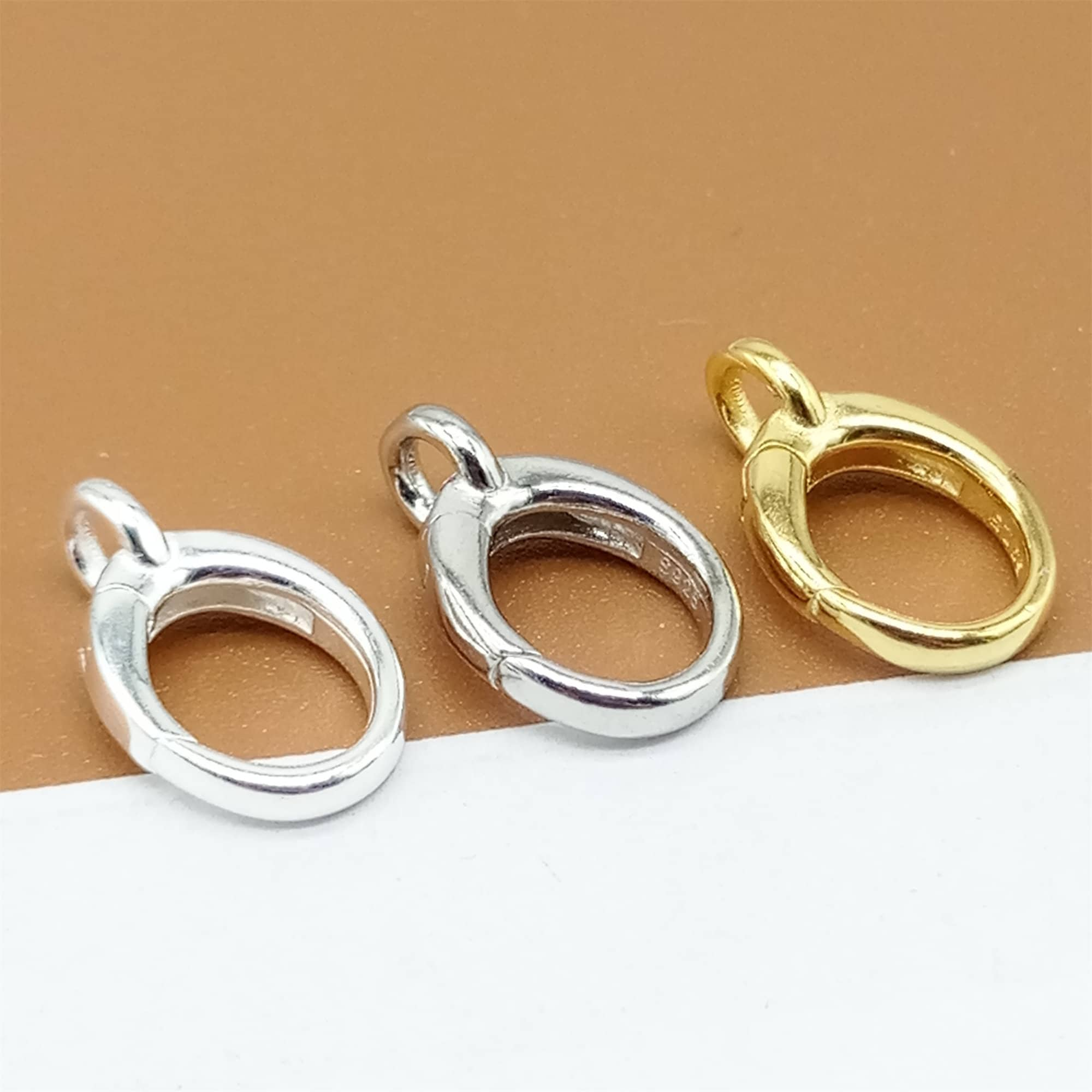 Gold Lobster Claw Hinge Clasp, 20 Self-closing Hooks, Disability Friendly  Jewelry Finding, Secure Snap Clasp for Necklaces & Bracelets 