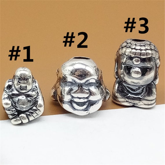 20 Pezzi Assortiti 3D Buddha Distanziatore Spirituale Perline