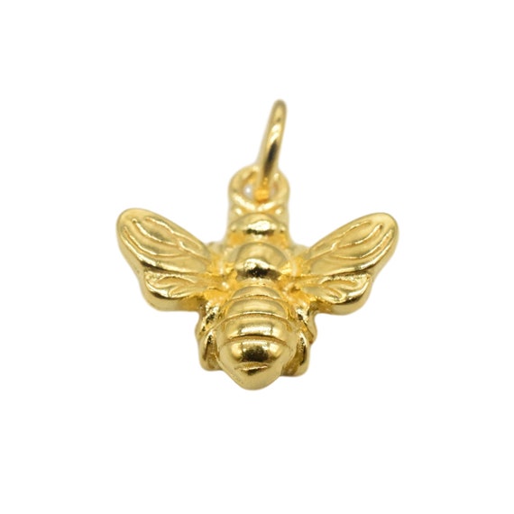 Bee charm gold sale