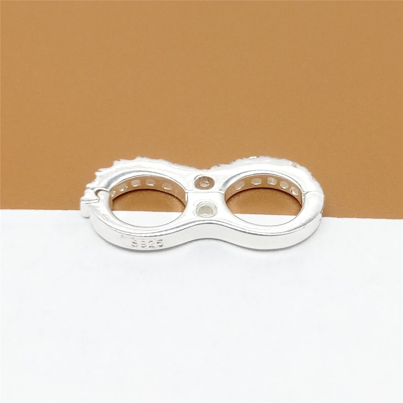 925 Sterling Silver Shortener Enhancer Clasp for Pearl Etsy