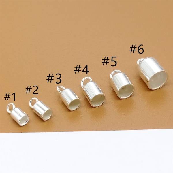 Leather Cord End Cap Etsy