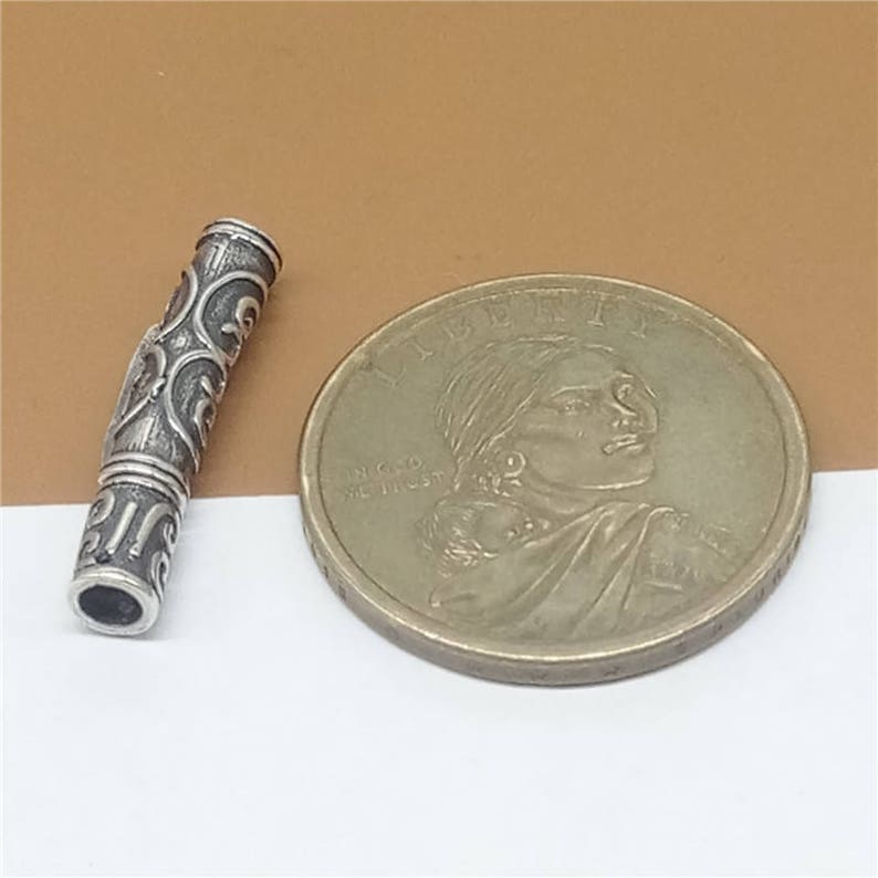 Sterling Silver Bayonet Clasp Glue-in Clasp Tube Clasp 925 Silver Bayonet Clasp Clasp for Leather Cord Snap Clasp