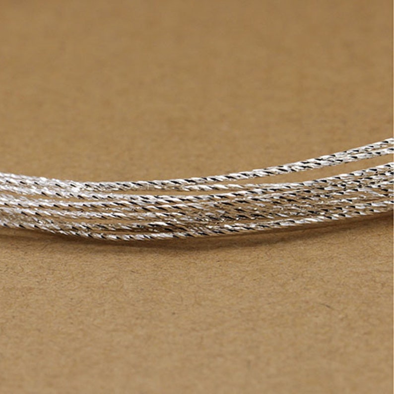 Sterling Silver Sparkle Wire 925 Silver Half Hard Wire Etsy