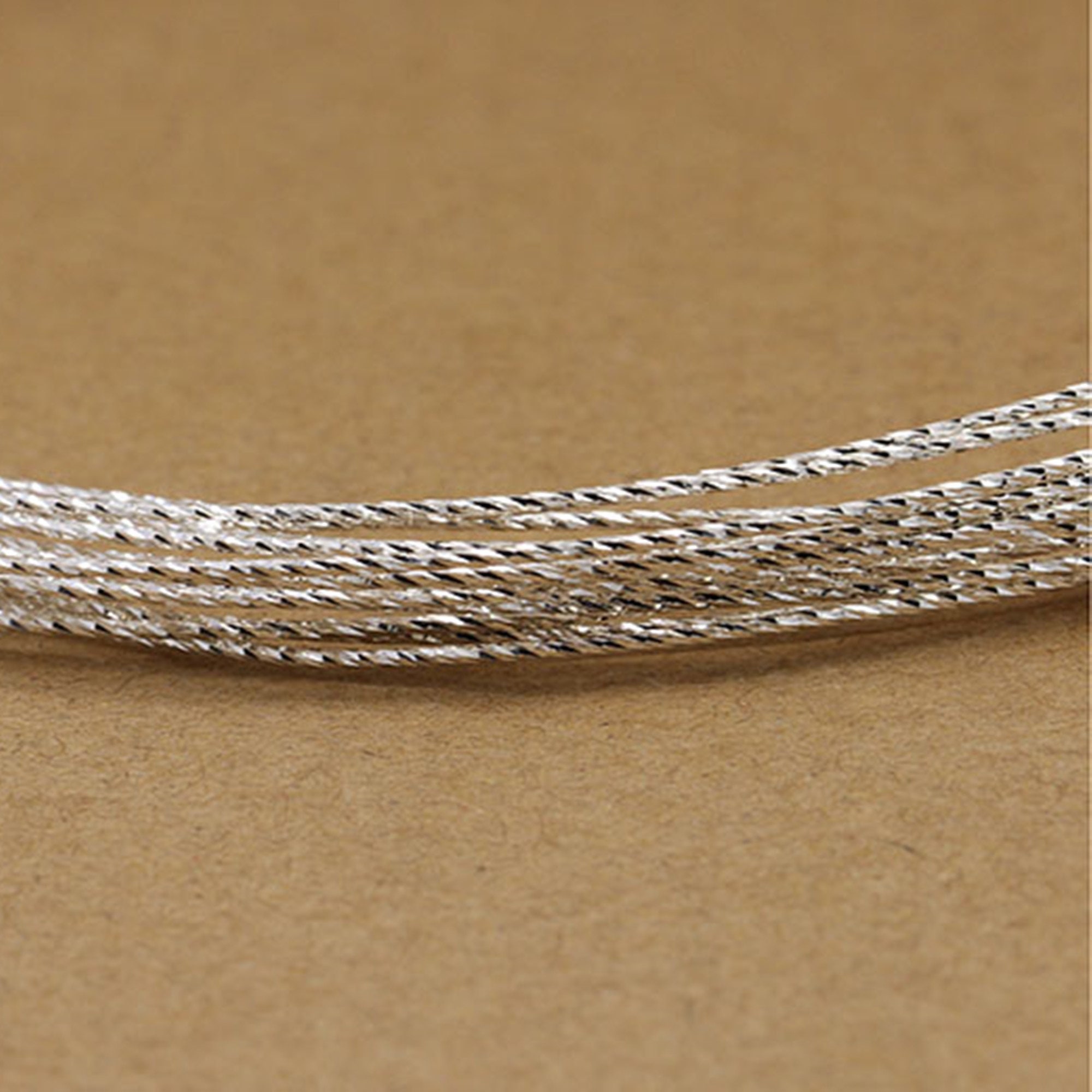 Sterling Silver Sparkle Wire 925 Silver Half Hard Wire Etsy