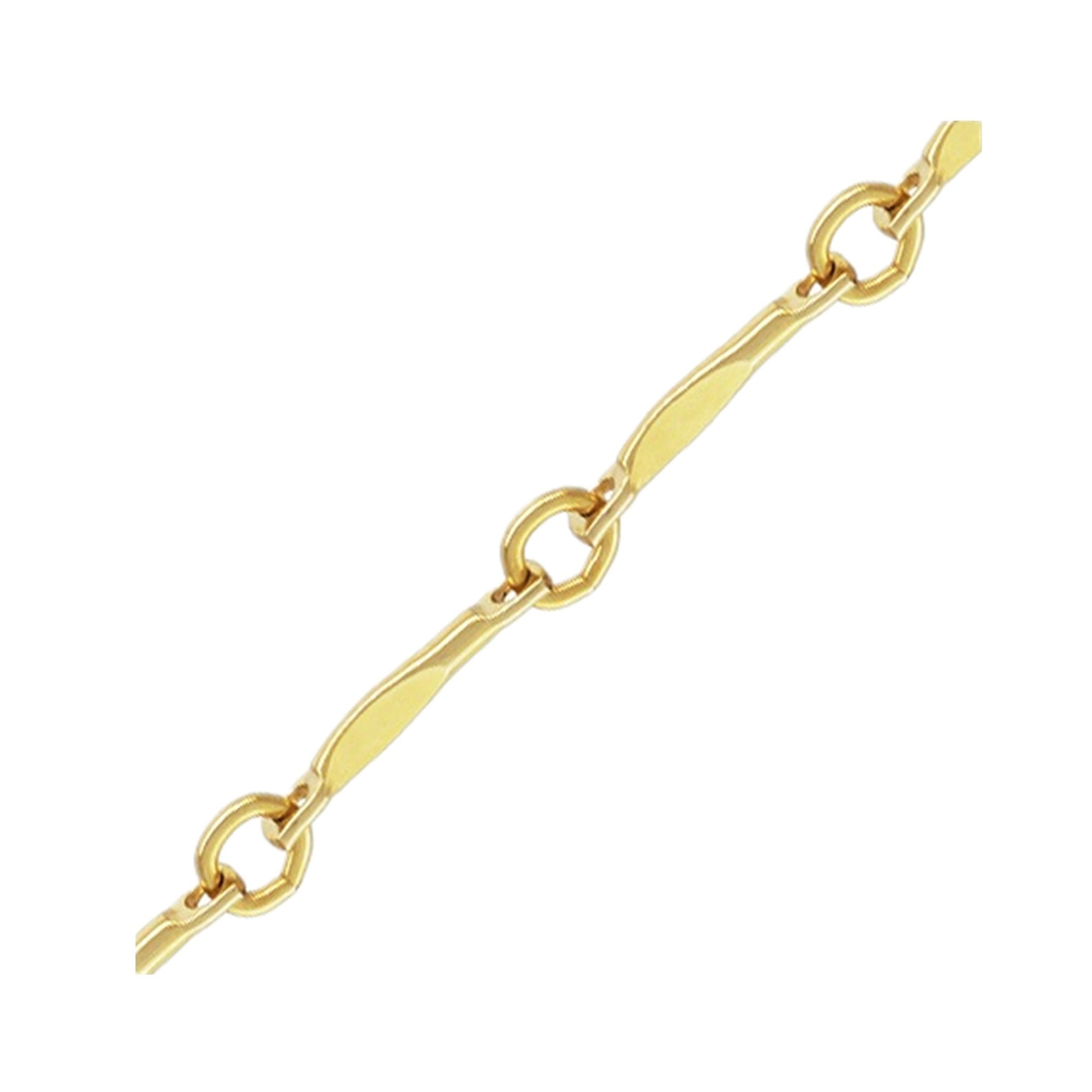 14K Gold Filled Dapped Bar Chains Bulk Gold Filled Bar Chain Etsy