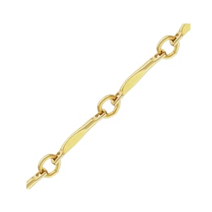 14K Gold Filled Dapped Bar Chains, Bulk Gold Filled Bar Chain, Unfinished Chain Footage  3.28ft(about 1 meter)