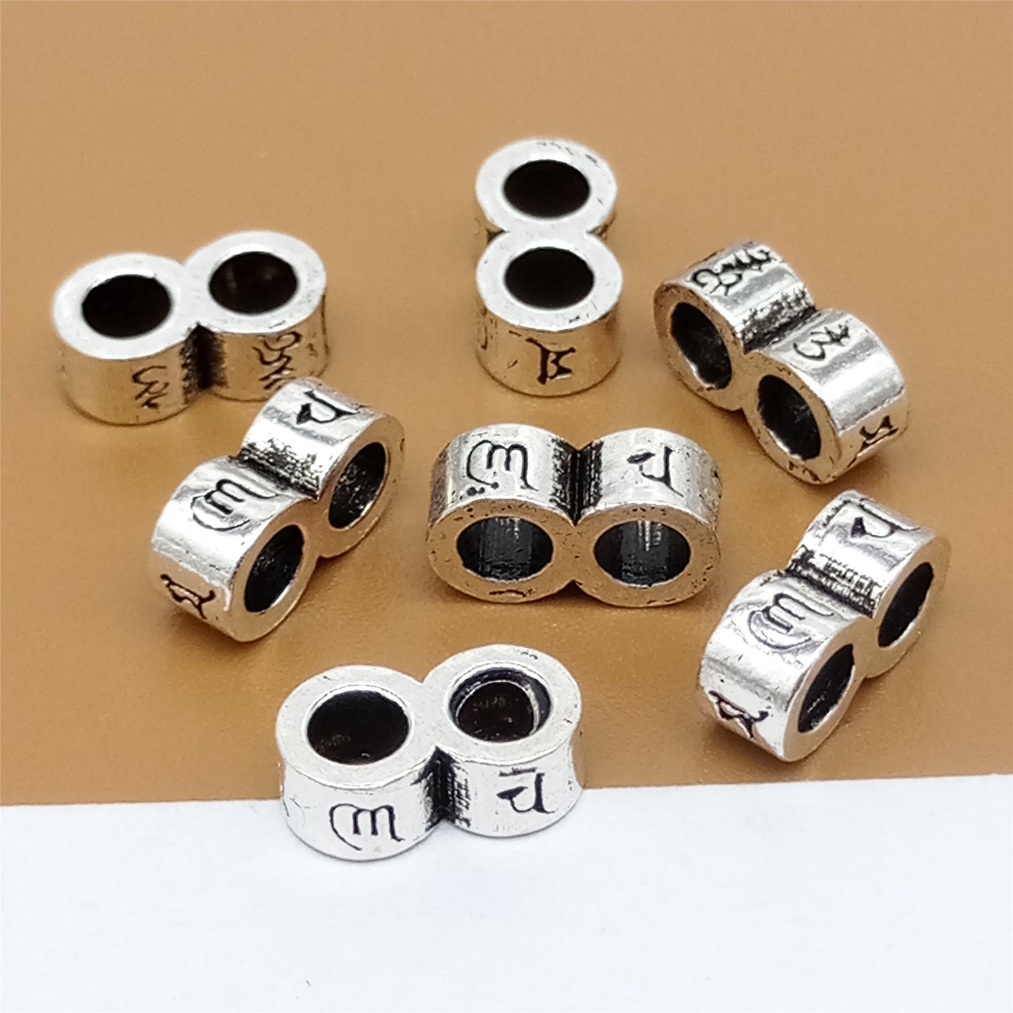10 Pieces Sterling Silver Rondelle Spacer Beads, Bead Spacers, Wholasale  Findings - AliExpress