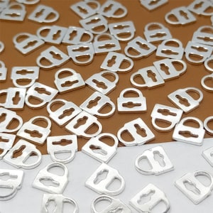 40 Sterling Silver TINY Lock Charms, Bulk Lock Charms, 925 Silver Lock Charm for Bracelet Necklace