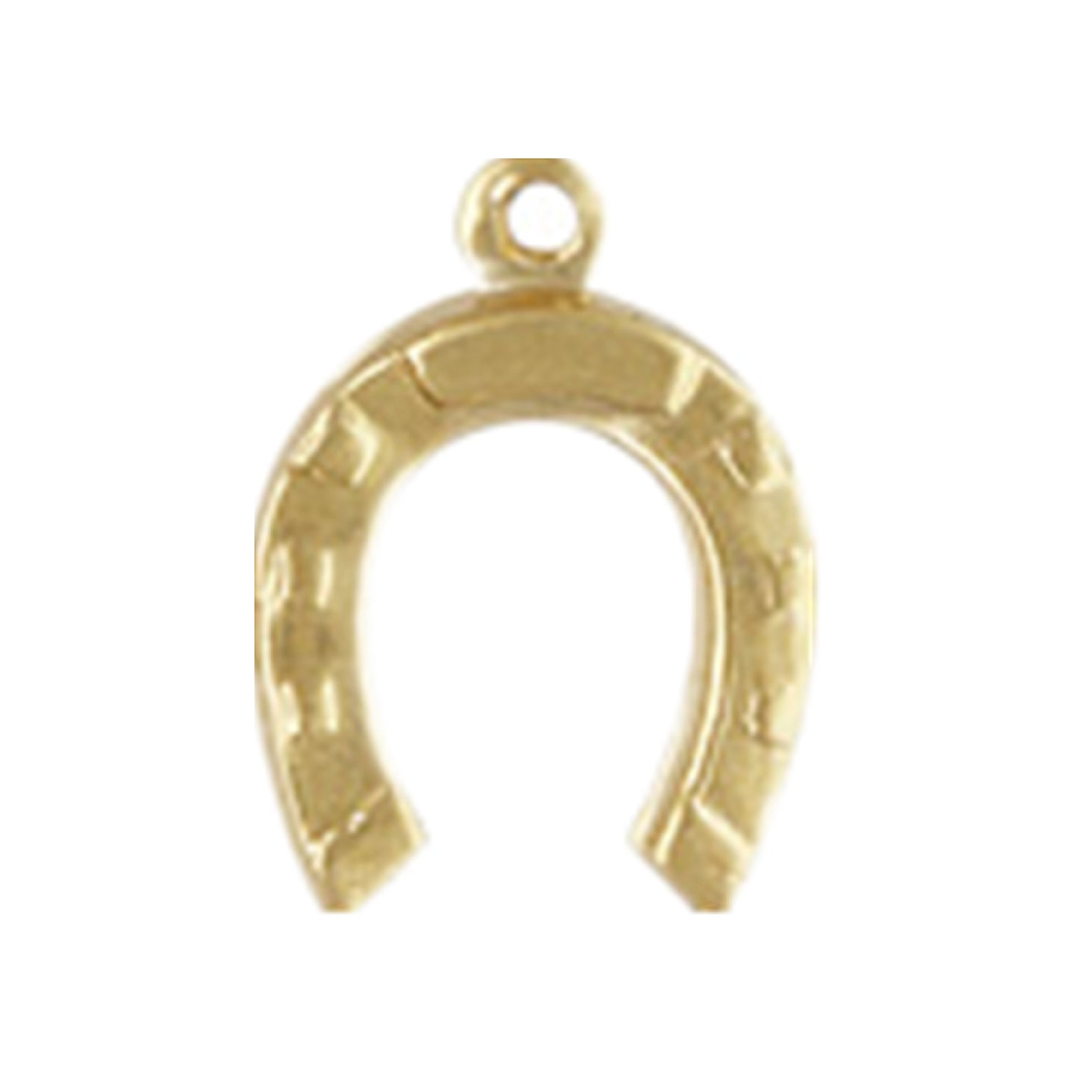 5pcs 14K Gold Filled Horseshoe Charms Small Horseshoe Charm Etsy