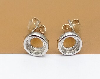 Petits prix Boucles d'oreilles en argent, or & diamant
