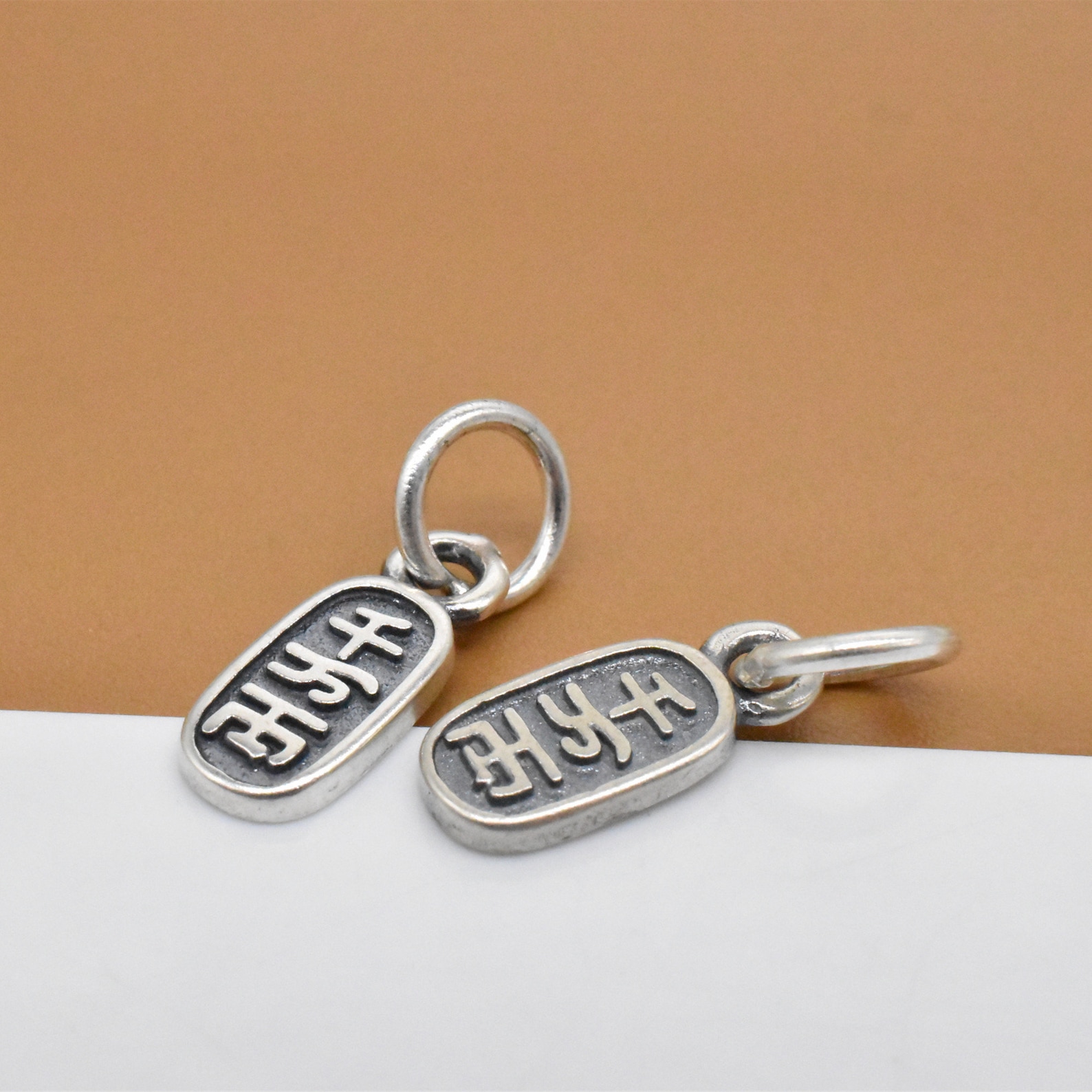 6 Sterling Silver Chinese Wealth Charms 925 Silver Wealthy Etsy