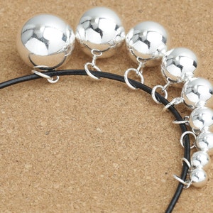 Sterling Silver Hollow Ball Charm, 925 Silver Ball Charm, Round Ball Bead Charm, Small Ball Pendant, Bracelet Necklace Ball Charm 5mm - 24mm