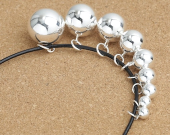 Sterling Silver Hollow Ball Charm, 925 Silver Ball Charm, Round Ball Bead Charm, Small Ball Pendant, Bracelet Necklace Ball Charm 5mm - 24mm