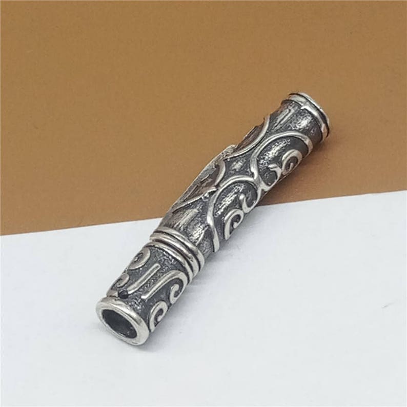 Sterling Silver Bayonet Clasp Glue-in Clasp Tube Clasp 925 Silver Bayonet Clasp Clasp for Leather Cord Snap Clasp